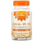 Ficha técnica e caractérísticas do produto Cálcio com Vitamina D3 - Pote com 60 Cápsulas
