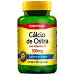 Ficha técnica e caractérísticas do produto Cálcio De Ostra 500mg Maxinutri 60 cápsulas