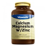 Ficha técnica e caractérísticas do produto Cálcio, Magnésio C/ Zinco - 120 Cápsulas - Vitaminlife