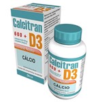 Ficha técnica e caractérísticas do produto Calcitran 600+D3 60 Comprimidos