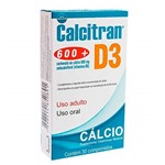 Ficha técnica e caractérísticas do produto Calcitran 600+D3 c/ 30 Comprimidos