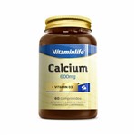 Ficha técnica e caractérísticas do produto Calcium 600Mg + Vitamin D 60 Cápsulas Vitamin Life