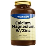 Ficha técnica e caractérísticas do produto Calcium Magnesium W/zinc (120 Cápsulas) Vitaminlife