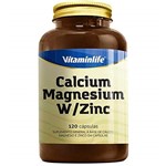 Ficha técnica e caractérísticas do produto Calcium + Magnesium + Zinc (120 Caps) - Vitaminlife