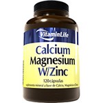 Ficha técnica e caractérísticas do produto Calcium Mais Magnesium Mais Zinc 120 Cápsulas Vitaminlife
