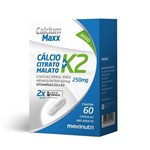 Ficha técnica e caractérísticas do produto Calcium Maxx + K2 60 Cápsulas Maxinutri