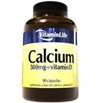 Ficha técnica e caractérísticas do produto Calcium + Vitamina D VitaminLife - 90 Cápsulas