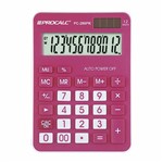 Ficha técnica e caractérísticas do produto Calculadora 12 dígitos rosa PC286PK Procalc