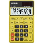 Ficha técnica e caractérísticas do produto Calculadora Básica 8 Dígitos SL-300NC Amarelo - Casio