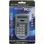 Ficha técnica e caractérísticas do produto Calculadora Básica PC08 CZ - Procalc