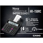 Ficha técnica e caractérísticas do produto Calculadora Casio C/ Impressora, 12 Dígitos HR-150RC