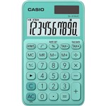 Ficha técnica e caractérísticas do produto Calculadora Casio de Bolso 10 Dígitos SL-310UC-GN - Verde