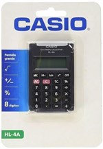 Ficha técnica e caractérísticas do produto Calculadora Casio de Bolso 8 Dígitos e Desligamento Automático HL-4A