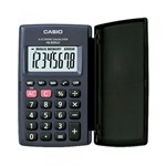 Ficha técnica e caractérísticas do produto Calculadora Casio de Bolso, Visor XL, 8 Dígitos e Deslig. Automático HL-820LV-BK - CASIO