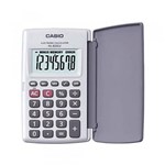 Ficha técnica e caractérísticas do produto Calculadora Casio de Bolso, Visor XL, 8 Dígitos e Deslig. Automático - HL-820LV-WE