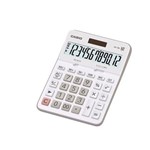 Ficha técnica e caractérísticas do produto Calculadora Casio de Mesa Dx-12b-we-w-dc, 12 Dígitos, Solar/ Bateria, Branca