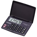 Ficha técnica e caractérísticas do produto Calculadora Casio Digital Portátil LC-160lv-bk-w-preta