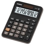 Ficha técnica e caractérísticas do produto Calculadora Casio DX-12B Preta Mesa 12 Dígitos, Solar e Bateria