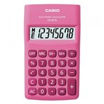 Ficha técnica e caractérísticas do produto Calculadora Casio HL-815L-PK de Bolso, Visor 8 Dígitos - Rosa