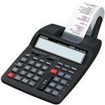 Ficha técnica e caractérísticas do produto Calculadora Casio HR-100TM 12 Dígitos com Bobina, Display Grande e Fonte Inclusa