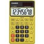 Ficha técnica e caractérísticas do produto Calculadora Casio Portátil Color, Visor XL, 8 Díg e Alimentação Dupla SL-300NC Casio