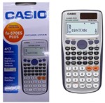 Ficha técnica e caractérísticas do produto Calculadora Cientifica Casio Fx-570 Es Plus - 417 Funções - Cinza