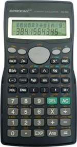 Ficha técnica e caractérísticas do produto Calculadora Cientifíca da Procalc - Sc500