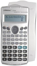 Ficha técnica e caractérísticas do produto Calculadora Cientifica Plástica 279 Funções Cinza Sc365 Procalc