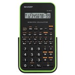 Ficha técnica e caractérísticas do produto Calculadora Científica Sharp EL-501XB-GR com 131 Funções - Preta/Verde