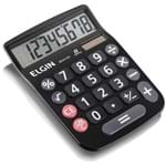 Ficha técnica e caractérísticas do produto Calculadora de 8 Dígitos MV-4133 Preta - Elgin