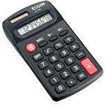 Ficha técnica e caractérísticas do produto Calculadora de Bolso 8 Digitos CB 1485 Preto ELGIN