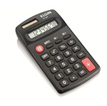 Ficha técnica e caractérísticas do produto Calculadora de Bolso 8 Dígitos Cb1483 Preta - Elgin