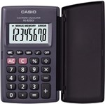 Ficha técnica e caractérísticas do produto Calculadora de Bolso 8 Dígitos Hl820Lv Preta Casio