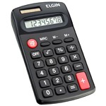 Ficha técnica e caractérísticas do produto Calculadora de Bolso 8 Dígitos Preta Elgin CB 1485