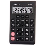 Ficha técnica e caractérísticas do produto Calculadora de Bolso Trully 8 Digitos Mod283