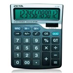 Ficha técnica e caractérísticas do produto Calculadora de Mesa 12 Digitos 745 Zeta