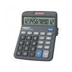Ficha técnica e caractérísticas do produto Calculadora de Mesa 12 Dígitos 833-12 Truly