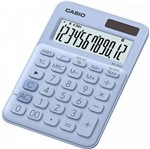 Ficha técnica e caractérísticas do produto Calculadora Casio de Mesa 12 Dígitos Azul Claro CASIO