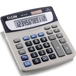 Ficha técnica e caractérísticas do produto Calculadora de Mesa 12 Dígitos MV-4123 com Célula Solar - Elgin - Elgin