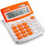 Ficha técnica e caractérísticas do produto Calculadora de Mesa 12 Dígitos Mv-4128 com Célula Solar Laranja - Elgin
