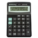 Ficha técnica e caractérísticas do produto Calculadora de Mesa 12 Dígitos PC730 - Procalc