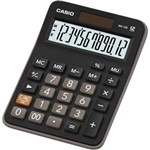 Ficha técnica e caractérísticas do produto Calculadora de Mesa 12 Digitos Preta Bat/Solar Casio