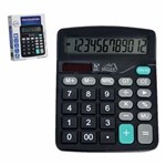Ficha técnica e caractérísticas do produto Calculadora de Mesa 12 Dígitos Preto