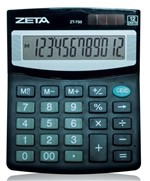 Ficha técnica e caractérísticas do produto Calculadora de Mesa 12 Dígitos - ZT733 - Zeta