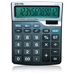 Ficha técnica e caractérísticas do produto Calculadora de Mesa 12 Dígitos - ZT745 - Zeta