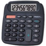 Ficha técnica e caractérísticas do produto Calculadora de Mesa 808a-10 10 Digitos Preta Truly