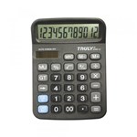 Ficha técnica e caractérísticas do produto Calculadora de Mesa 836B-12- 12dígitos Truly