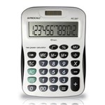 Ficha técnica e caractérísticas do produto Calculadora de Mesa Bateria e Solar com 12 Dígitos Grandes - PC257