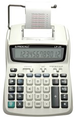 Ficha técnica e caractérísticas do produto Calculadora de Mesa com 12 Dígitos Procalc LP25