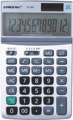 Ficha técnica e caractérísticas do produto Calculadora de Mesa da Procalc - Pc263